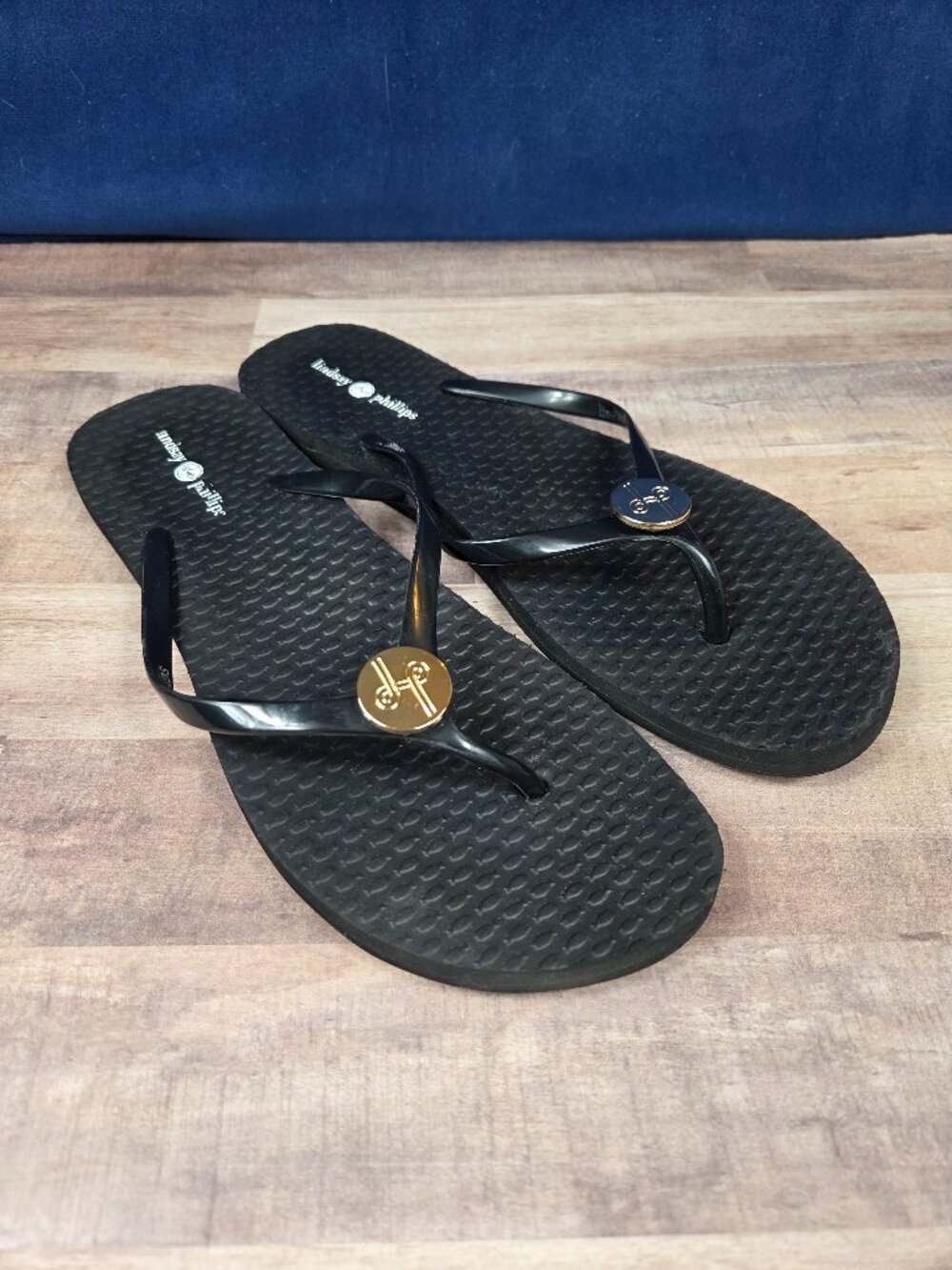 Lindsay Phillips Black Kelli Flip Flops